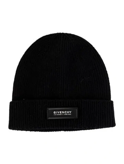 Pre-owned Givenchy Beanie In Black