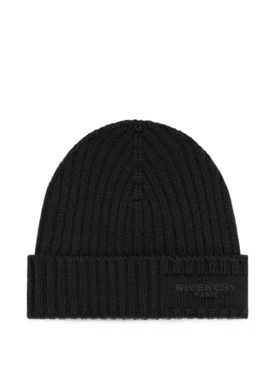 Givenchy Paris Beanie In Yellow