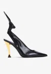 Givenchy Beauw Black Sling Pumps In Black