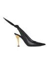 Givenchy Beauw Black Sling Pumps In Black