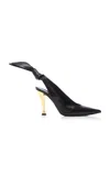 Givenchy Beauw Black Sling Pumps In Black