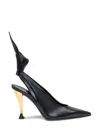 Givenchy Beauw Black Sling Pumps In Black
