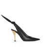 Givenchy Beauw Black Sling Pumps In Black