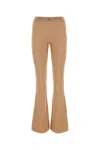 Givenchy Textured Knit Flared Leg Pant In Beige