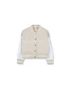 Givenchy Logo-embroidered Bomber Jacket In Brown