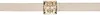 Givenchy Beige & White Leather Reversible Belt In 257-natural Beige