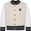 GIVENCHY BEIGE BOMBER JACKET FOR BOY WITH LOGO