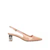 Givenchy G Cube 50 Slingback Pumps Women In Neutral