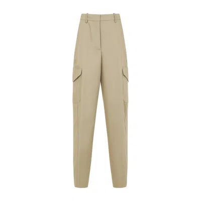 Givenchy Beige Cotton And Wool Pants In Neutral