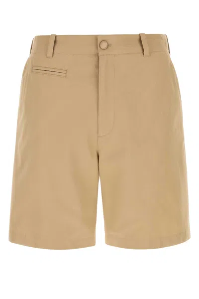 Givenchy Beige Cotton Bermuda Shorts In Brown