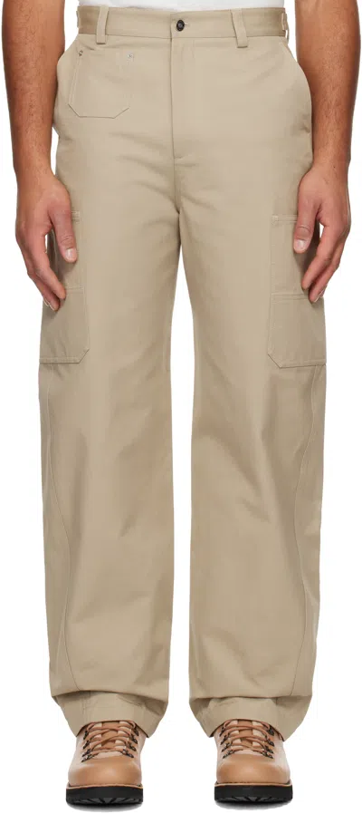 Givenchy Beige Cotton Cargo Pants In Neutral