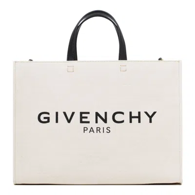 Givenchy Beige Cotton Linen Bags