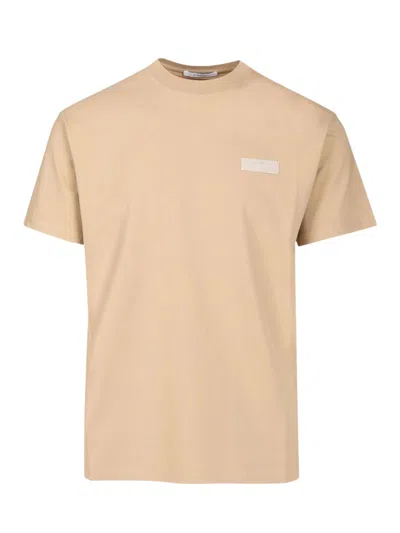 GIVENCHY MEN BEIGE COTTON T-SHIRT, XL LUXURY T-SHIRTS FOR MEN DARVEYS