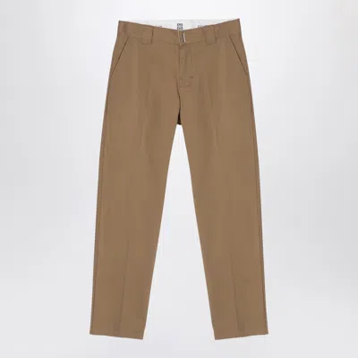 GIVENCHY GIVENCHY BEIGE COTTON TROUSERS