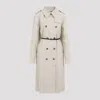 Givenchy Double-breasted Trench Coat In Beige