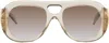 Givenchy Beige ' Bold' Sunglasses In Brown