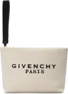 Givenchy Beige '' Canvas Pouch