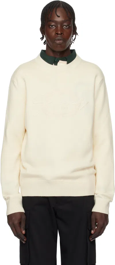 Givenchy Beige '' Medallion Sweater In 272-powder