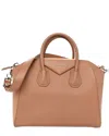 Givenchy Beige Goatskin Leather Sugar Mini Antigona (authentic Pre-loved)