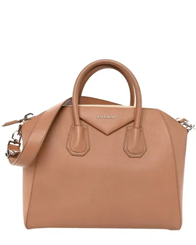 Givenchy Beige Goatskin Leather Sugar Mini Antigona (authentic Pre-loved)