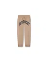 Givenchy Logo-print Fleece Track Pants In Brown