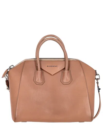 Givenchy Beige Leather Antigona Bag (authentic Pre-loved) In Pink