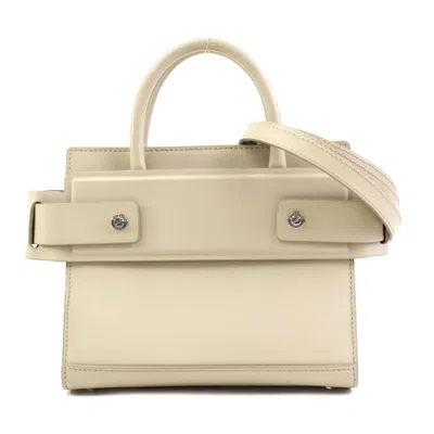 Pre-owned Givenchy Beige Leather Handbag Shoulder Bag ()