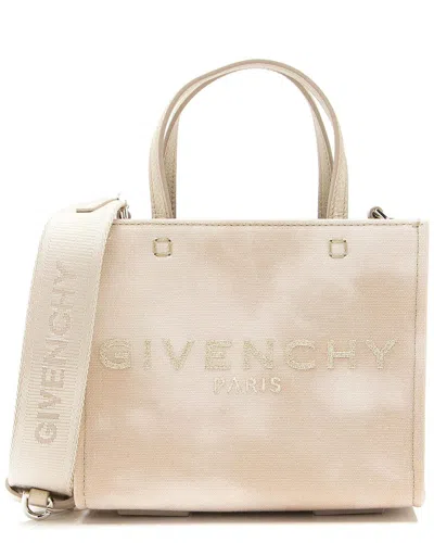 Givenchy Beige Leather Mini G Shopper Tote (authentic Pre-loved) In Neutral