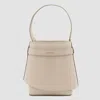 Givenchy Beige Leather Shark Lock Bucket Bag In Natural Beige