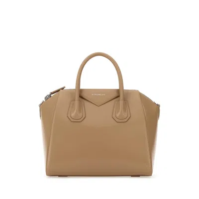 Givenchy Beige Leather Small Antigona Handbag
