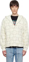 Givenchy Beige Monogram 72 Jacquard Hoodie In 101-natural