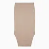 Givenchy Beige Silk Double-length Skirt Women In Cream