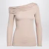 Givenchy One-shoulder Draped Sweater