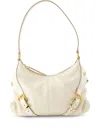 Givenchy Beige Textured Handbag With Gold-tone Hardware