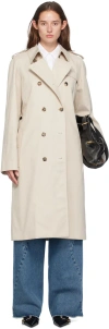 GIVENCHY BEIGE VOYOU TRENCH COAT