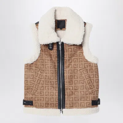 Givenchy Beige Waistcoat With 4 G Pattern