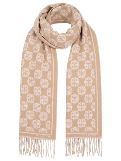 Givenchy Beige Wool Women's Scarf