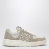 Givenchy Beige/white Suede G4 Sneaker In Beige