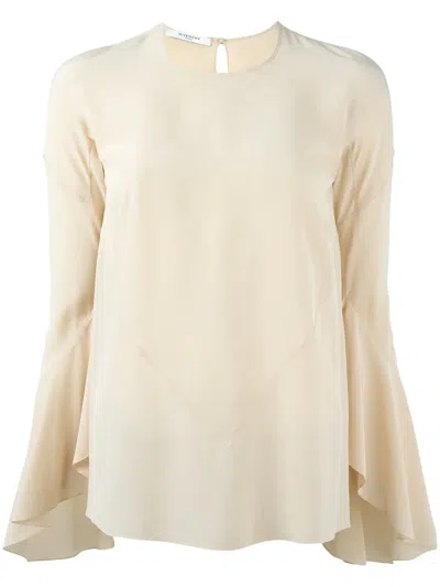 Givenchy Bell Sleeve Blouse In Yellow
