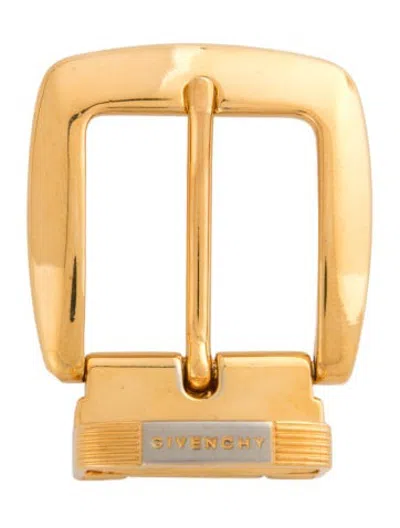 Pre-owned Givenchy Belt Buckle In Gold
