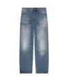 Givenchy Straight Trousers With Belt Loops And Pockets In Blue