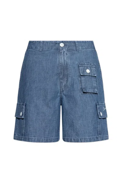 GIVENCHY GIVENCHY DENIM CARGO SHORTS