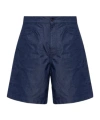Givenchy Belt Loop Shorts In Blue
