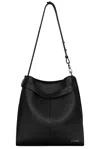 Givenchy Medium Grained Leather Belted Shoulder Bag In Black