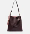 Givenchy Medium Belted Hobo Bag In Leather In Burgundy