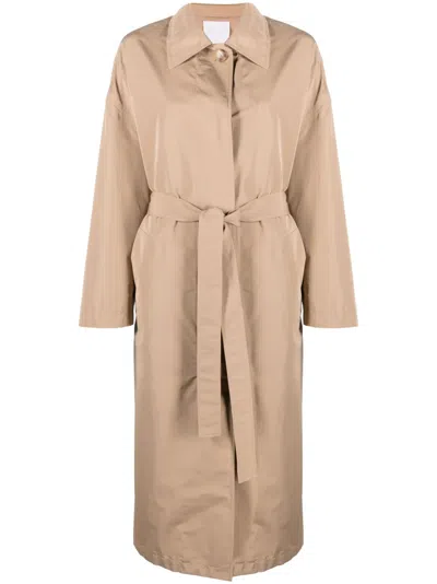 Givenchy Belted-waist Trench Coat In Neutrals