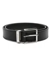 Givenchy Smooth Leather Gentleman Belt Accessories In Black