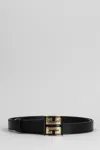 GIVENCHY GIVENCHY BELTS IN BLACK LEATHER