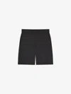 Givenchy Bermuda Shorts With 4g Detail In Black