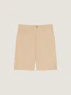 Givenchy Bermuda Chino En Coton In Yellow